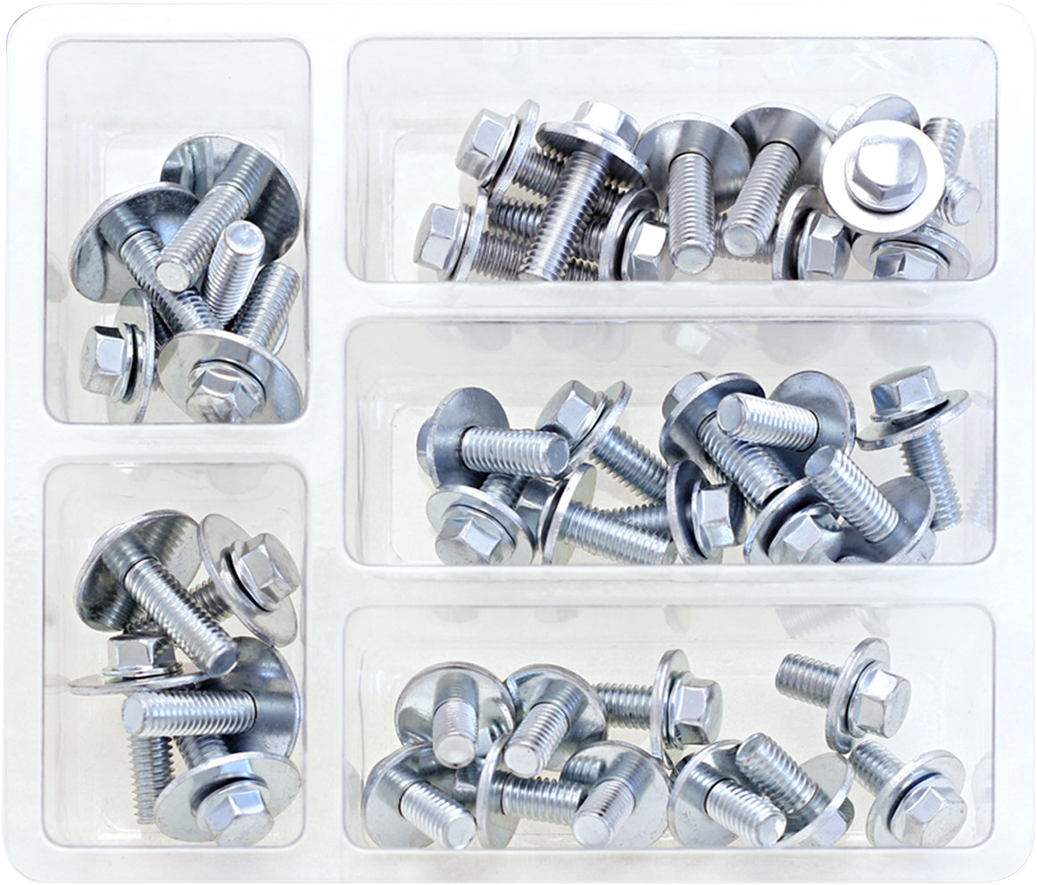 Bolt Hardware SEMS Hex Head Flange Nuts With Fender Washers