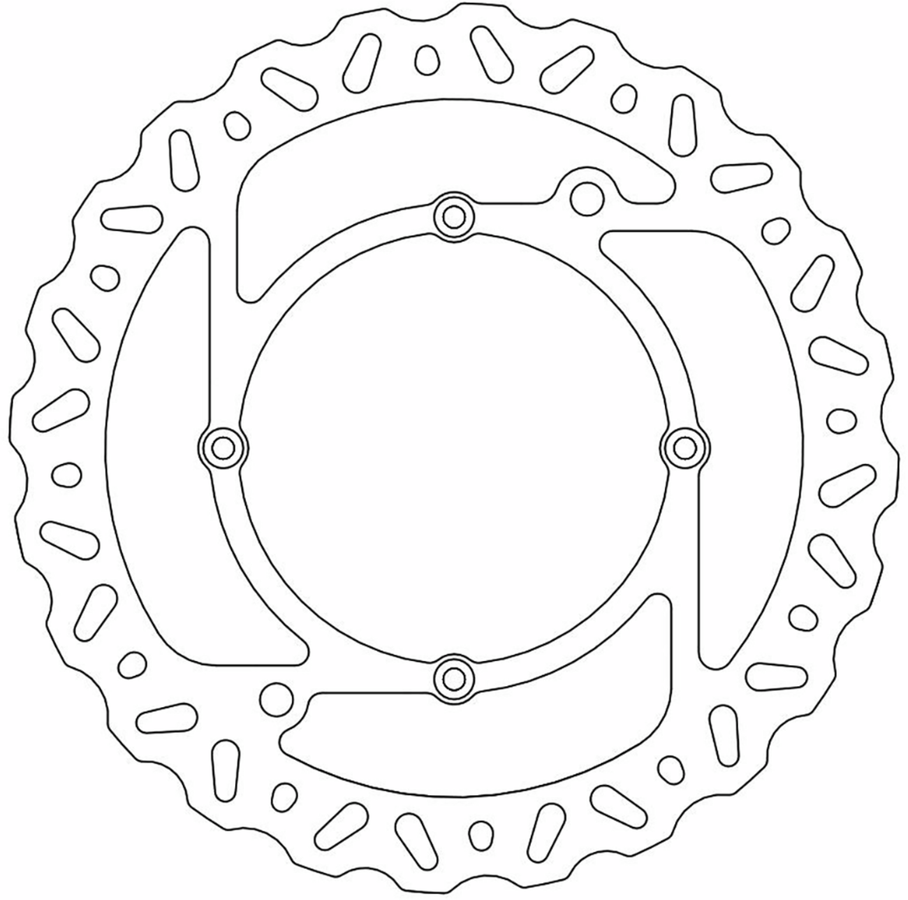 MOTO-MASTER Brake Rotors
