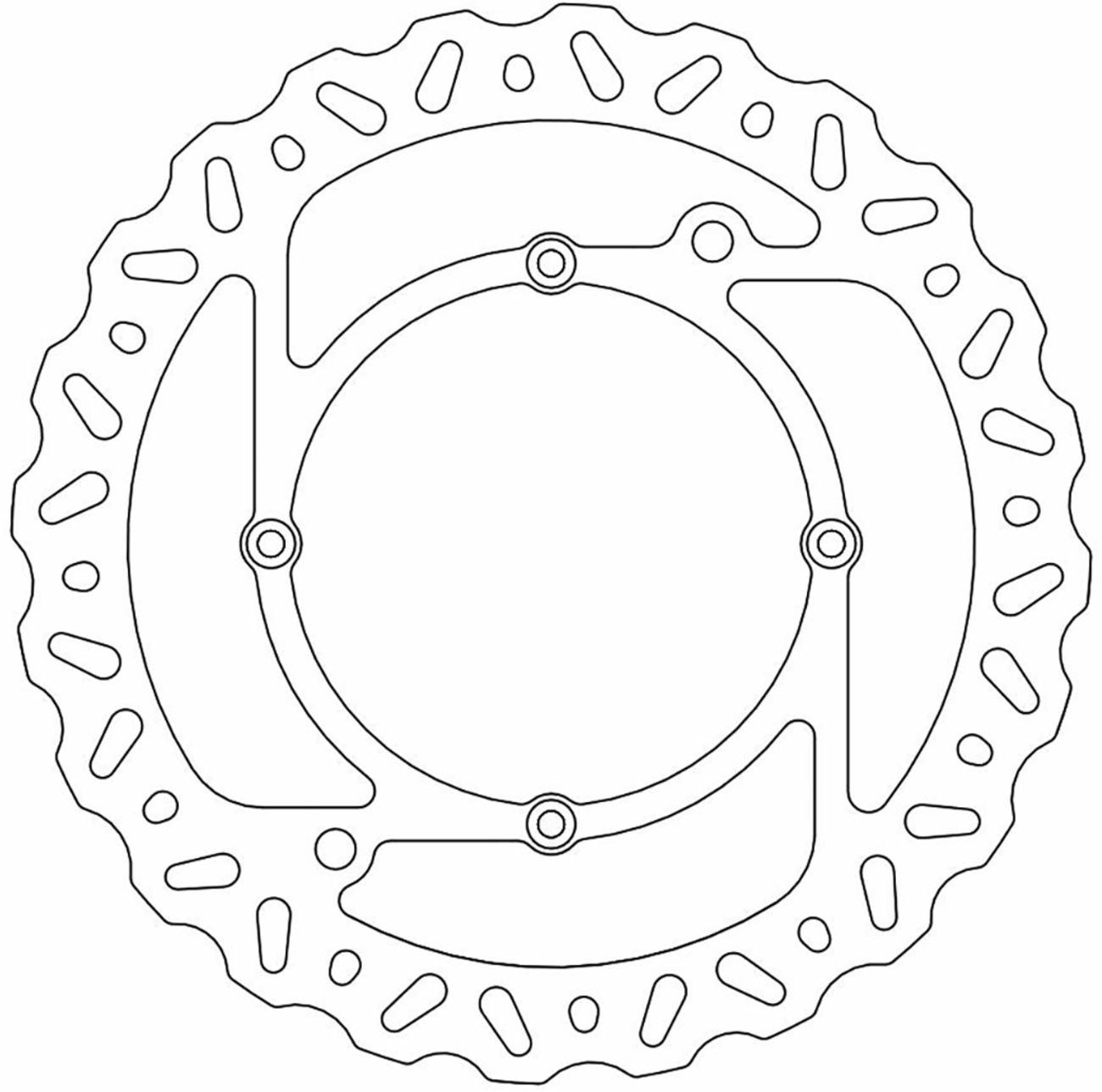 MOTO-MASTER Brake Rotors