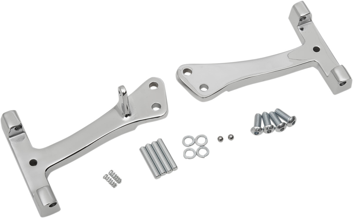 Drag Specialties Passenger Floorboard Mounts For Harley Dyna 2006-2017