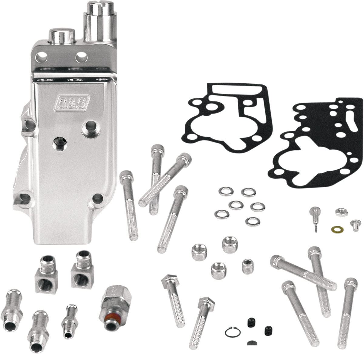 S&S Cycle Billet Aluminum Oil Pump For Harley Big Twin 1936-1969