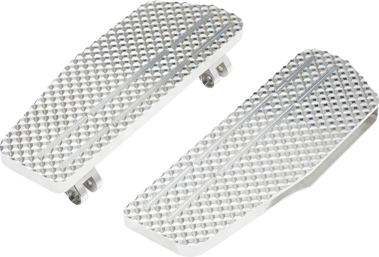 La choppers County Line Billet Floorboards - Raw - FL Harley Davidson