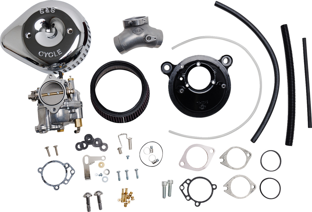 S&S CYCLE Super G Carburetor with Stealth Air Cleaner Kit