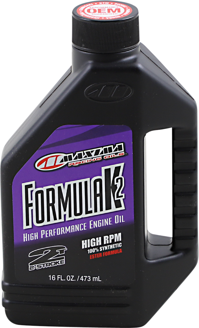 MAXIMA RACING OIL Formula K2 High RPM Synthetic 2T Engine Oil