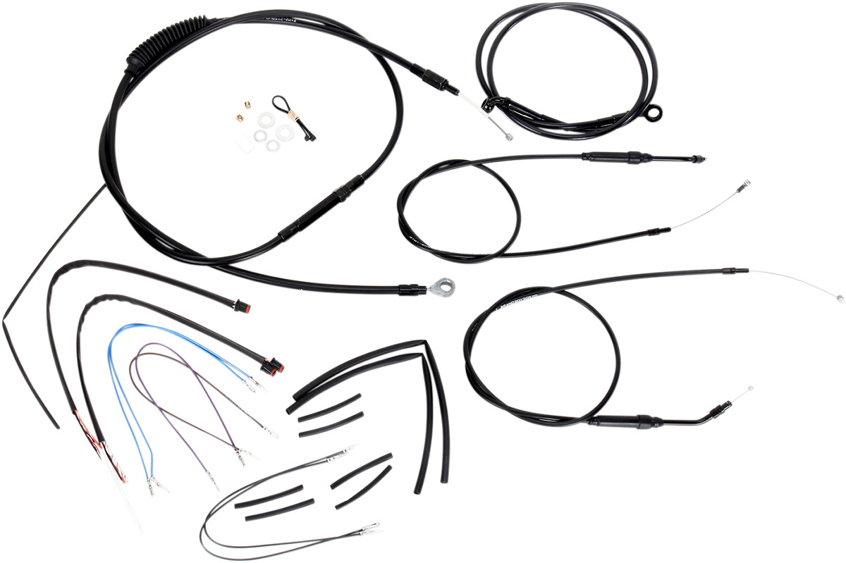 Burly Handlebar Cable Installation Kit For Harley Dyna 2012-2017