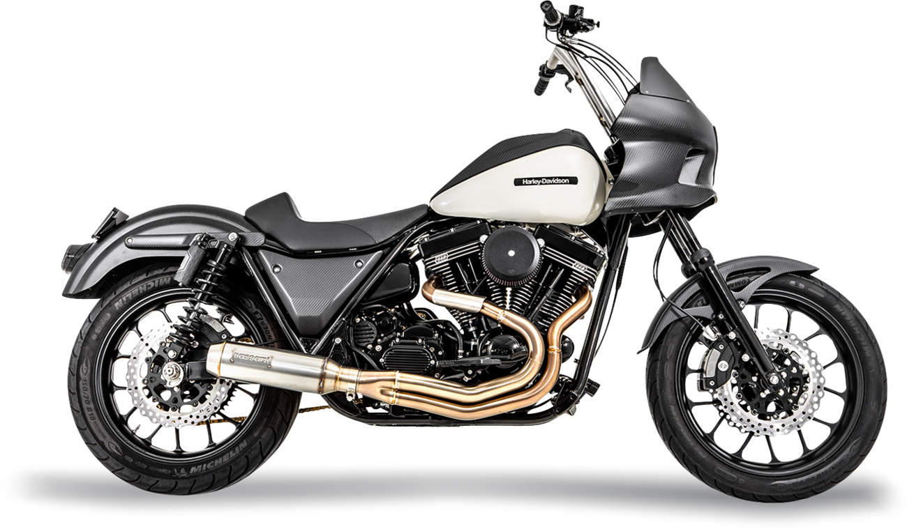 BASSANI XHAUST 2-into-1 Exhaust System with Super Bike Muffler