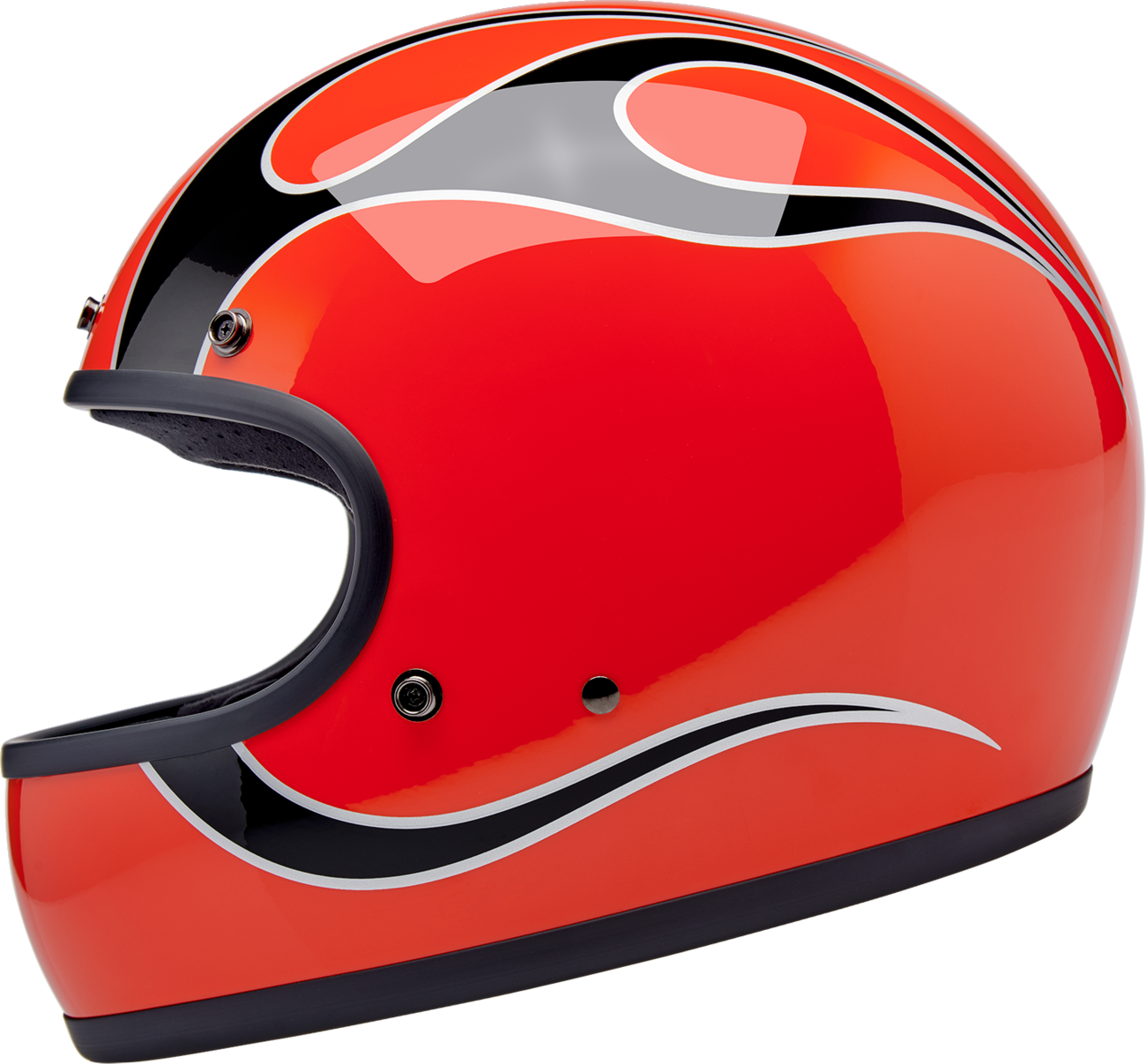 Biltwell Gringo Flames Helmet