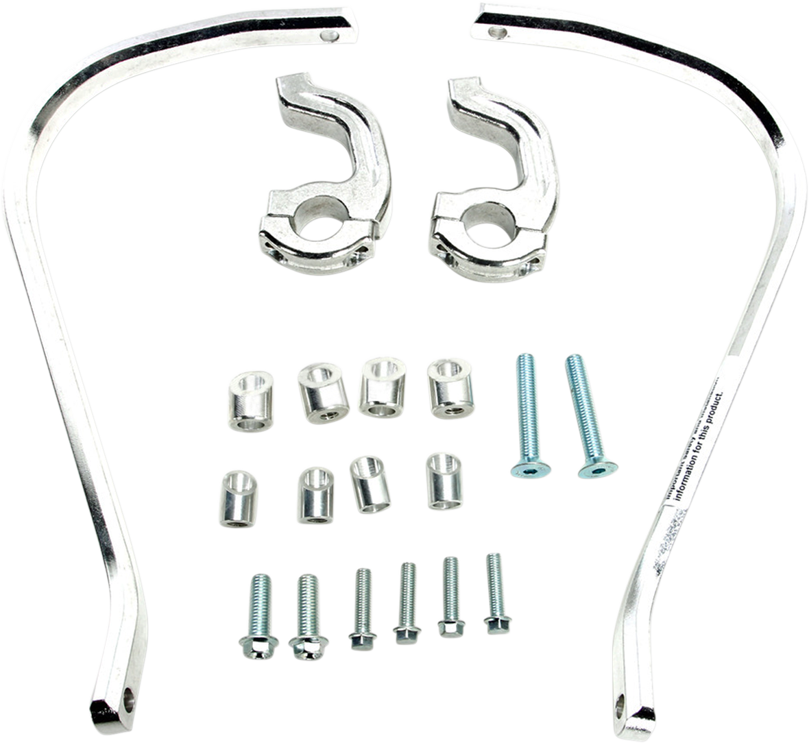 Moose offroad Contour Handguards - 7/8" - Silver