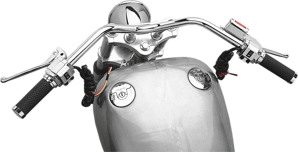 Drag specialties Handlebar Control Kit - w/ Switch - '72 - '81 Harley Davidson