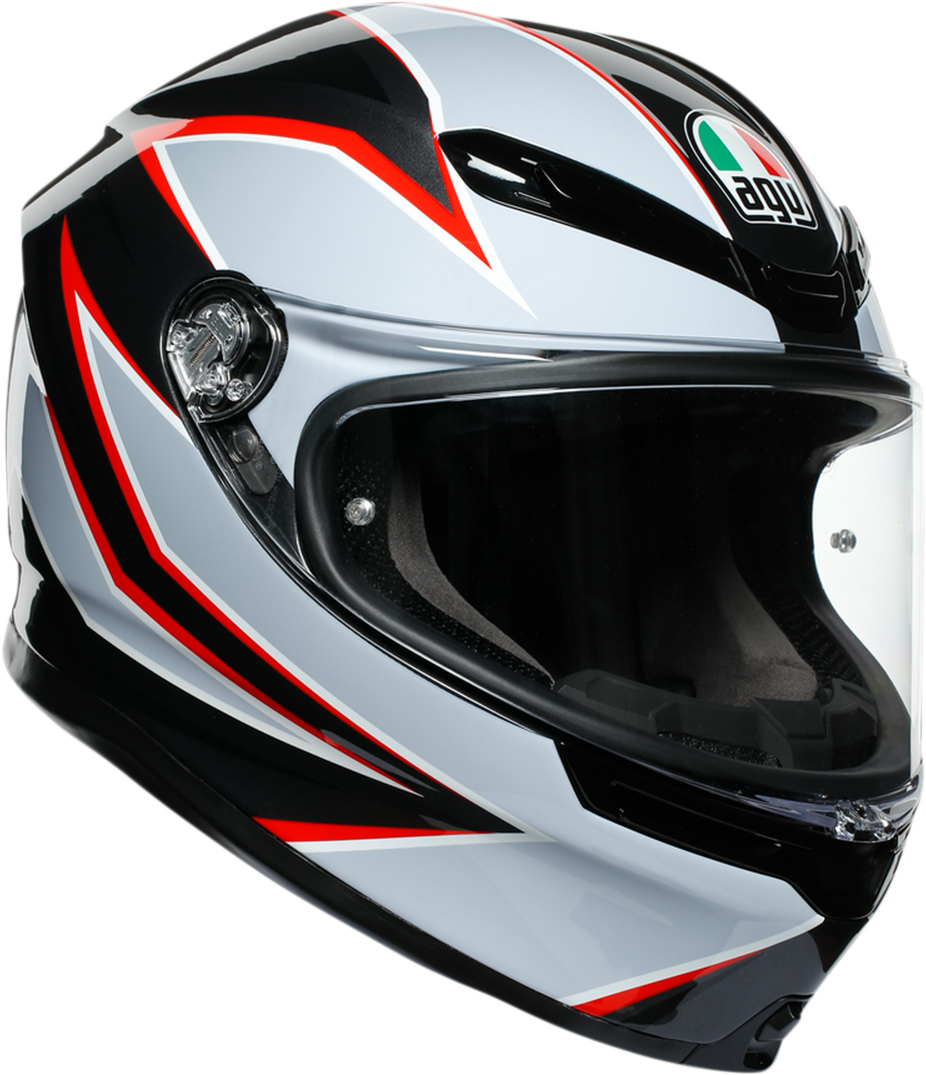 AGV K6 Flash Unisex Adult Motorcycle Riding Street Racing Fullface Helmet