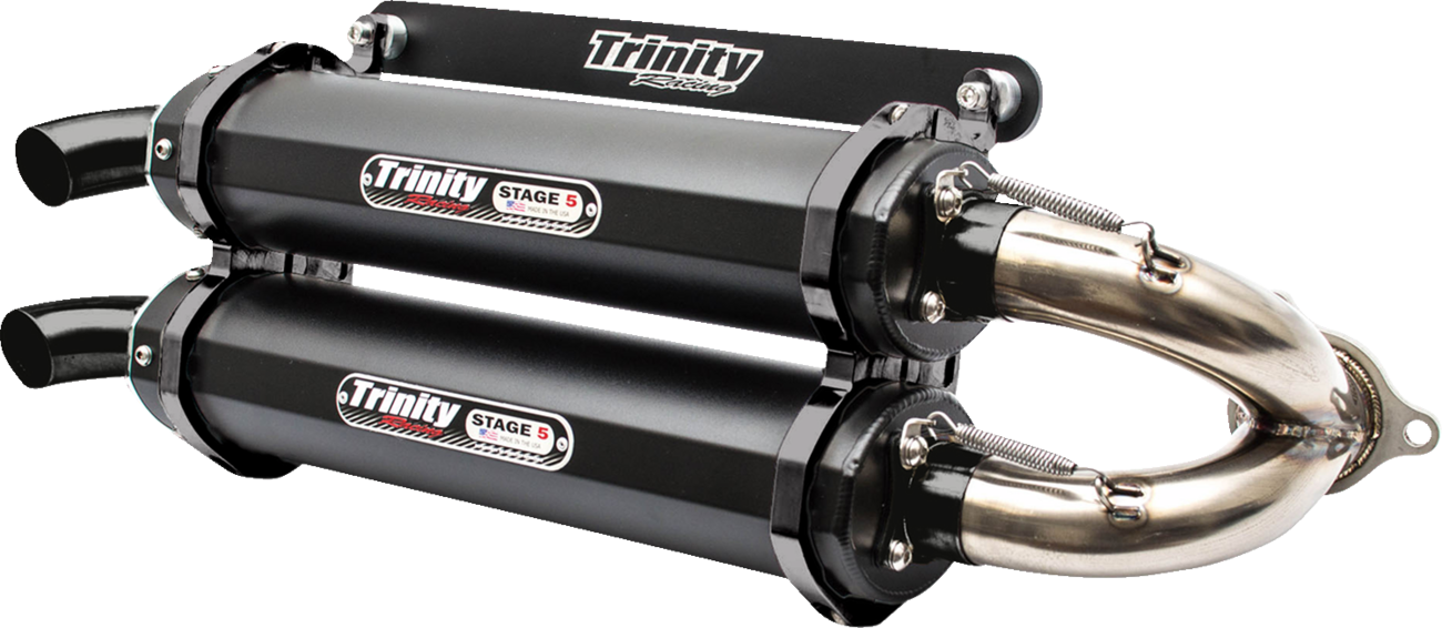 Trinity Racing Stage 5 Slip-On Exhaust Polaris RZR Pro XP / Turbo R 2020-2024