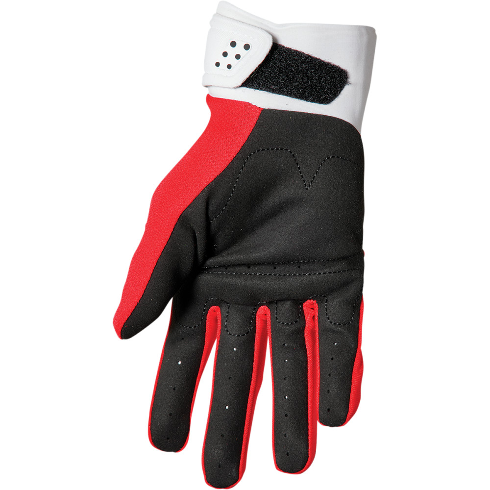 Thor Spectrum Gloves - Red/White | XS