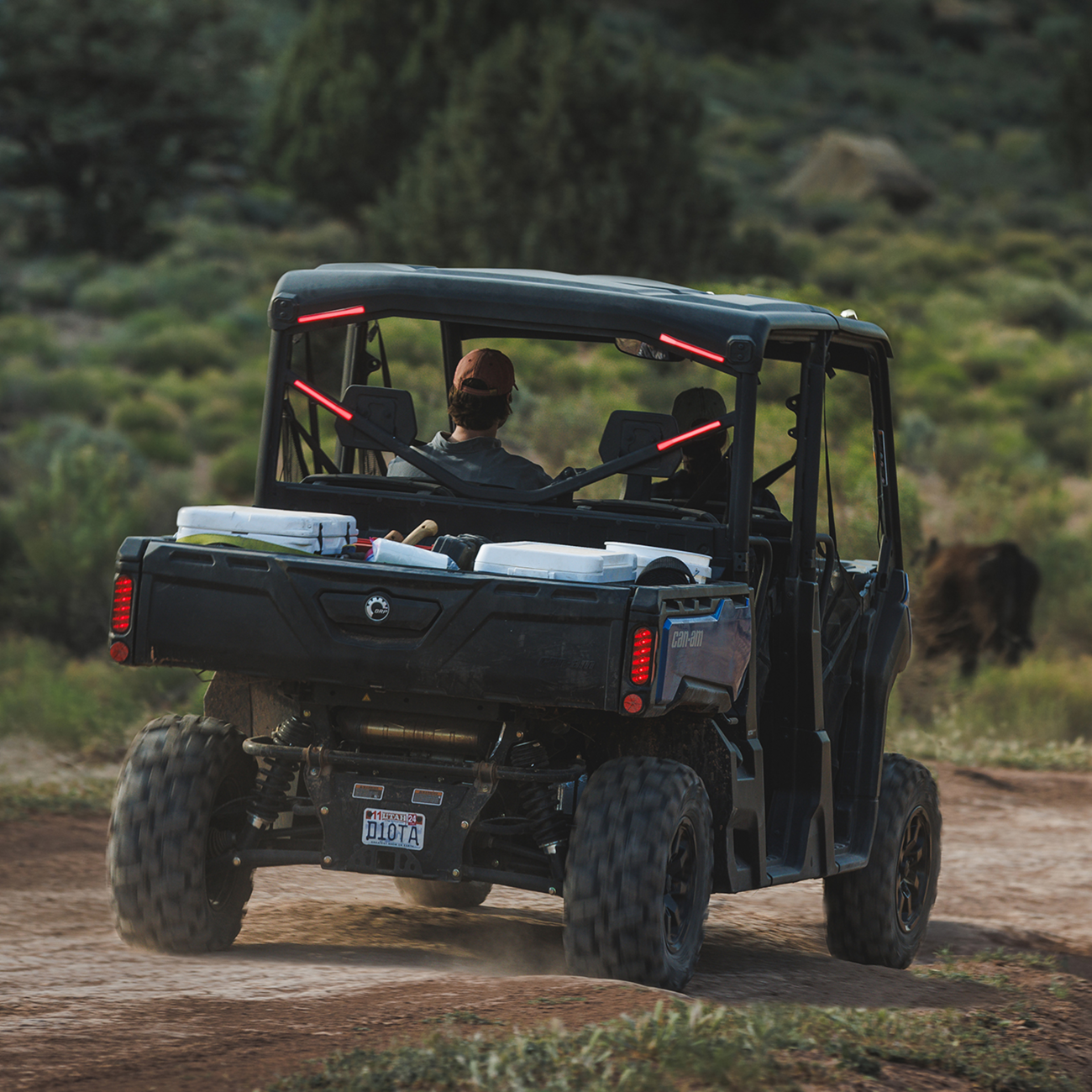 Ravek Running/Brake Light - Red - Defender Can-Am