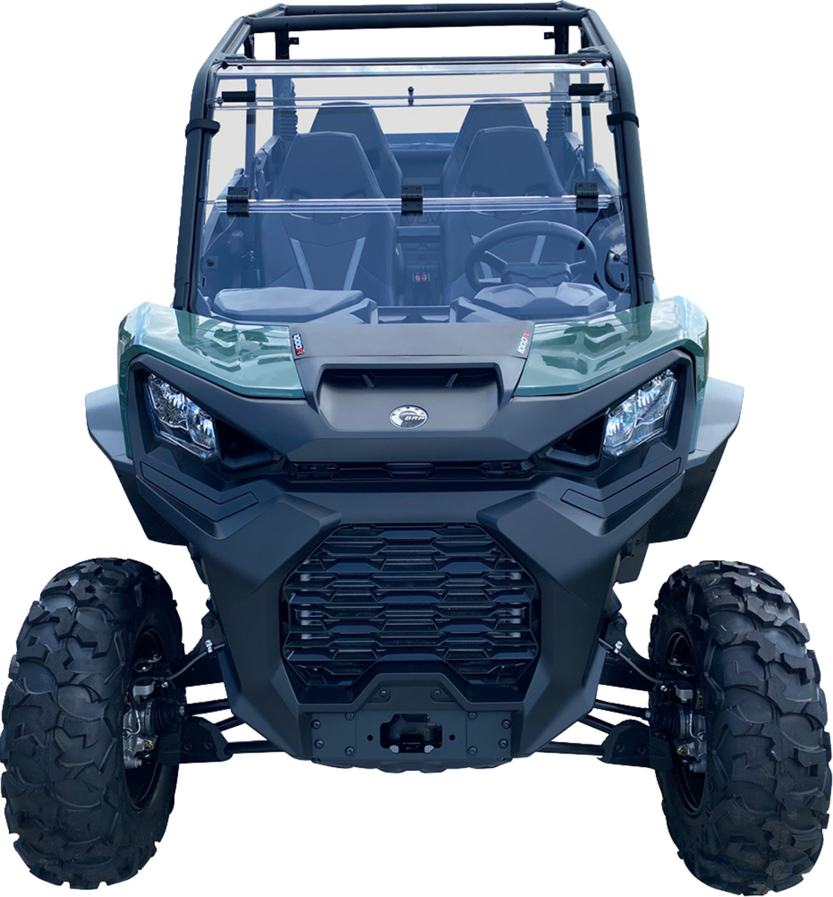 Moose Racing Deluxe Full Folding Windshield
