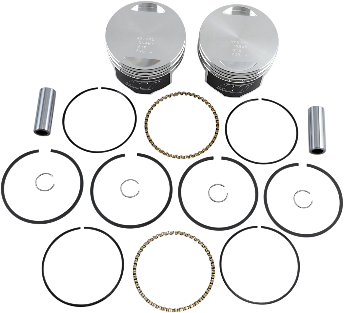 Wiseco Piston Kit - Standard - Evolution Big Twin 1340 cc Harley Davidson