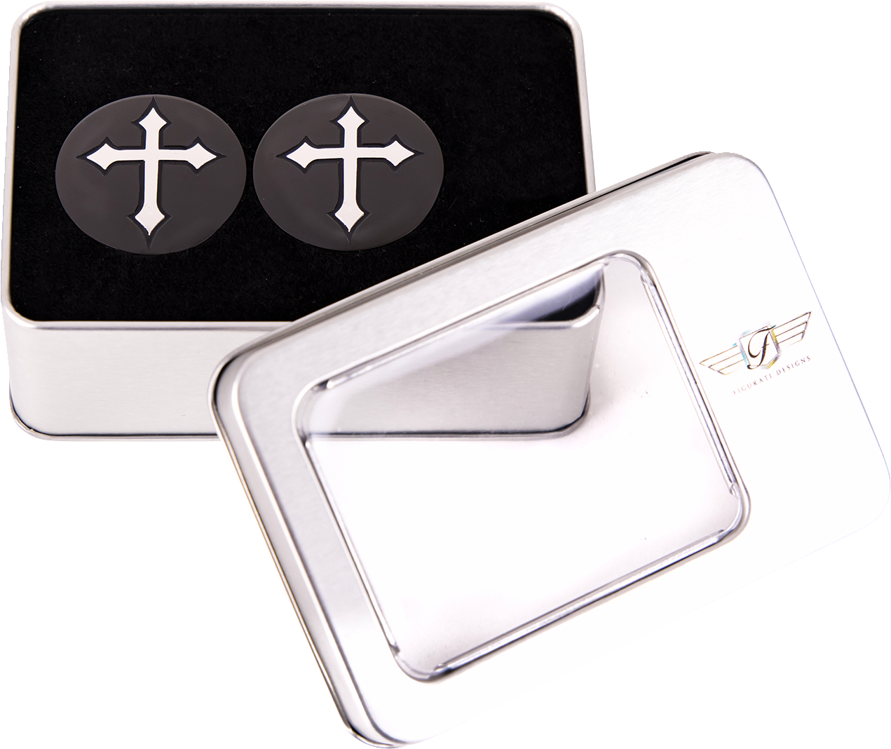 Figurati Designs Swing Arm Pivot Covers for Harley Touring 1985-2025
