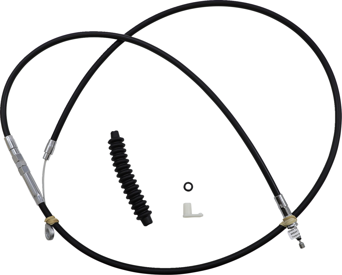 Drag specialties High-Efficiency Black Vinyl Clutch Cable - 71" 2011-2017 Harley Davidson 1200 XLCP / 2013-2016 Harley Davidson XL1200V Seventy-Two