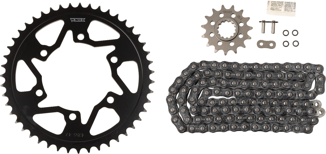 Vortex V3 HFR Quick Accel Chain And Sprocket Kit Yamaha XSR900 2016-2021