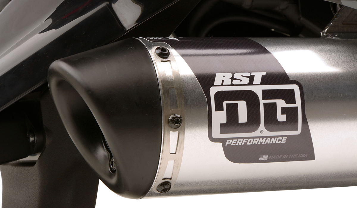DG Performance RST Slip-On Exhaust Kawasaki KLR 650 1987-2018