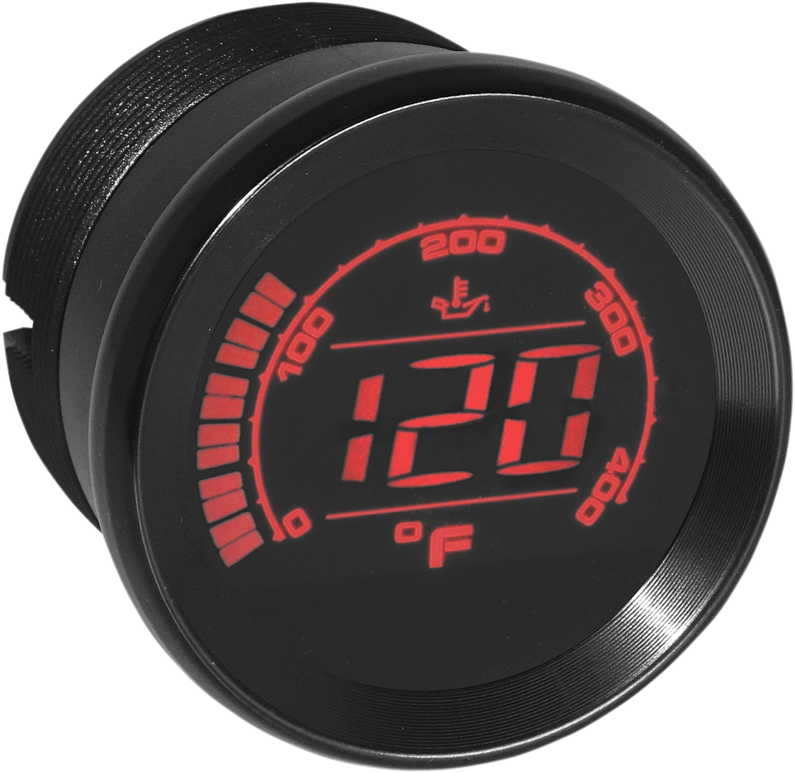 Koso north america HD-02 Oil Temperature Gauge - Black - 2" Harley Davidson