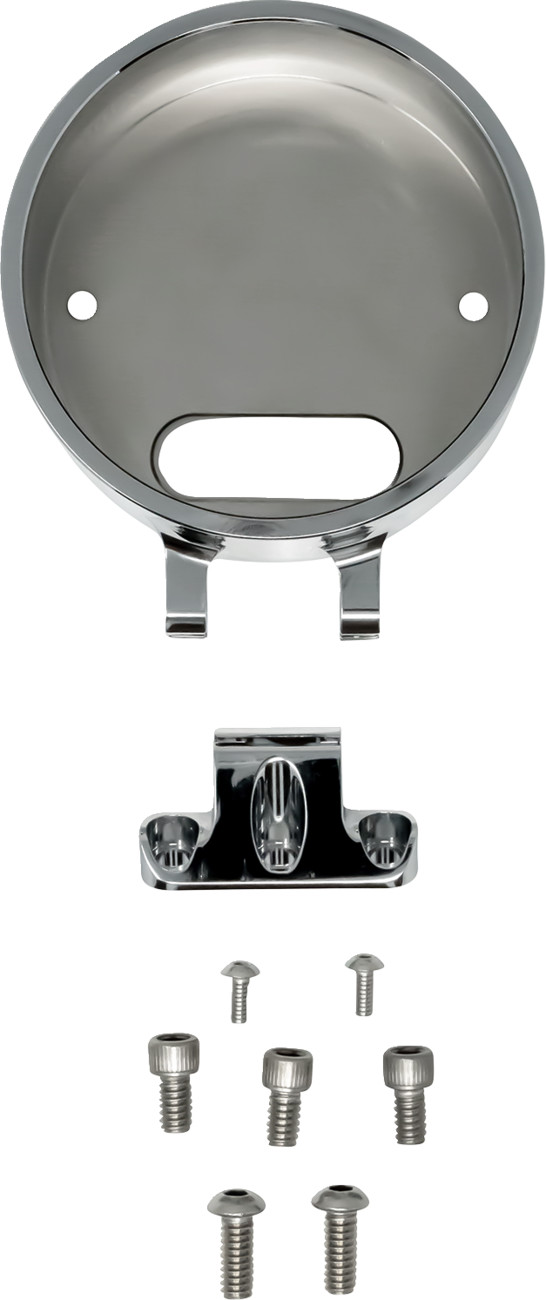 Kodlin USA Round Gauge Bezel For Ascent Pro Risers For Harley Softail 2018-2024
