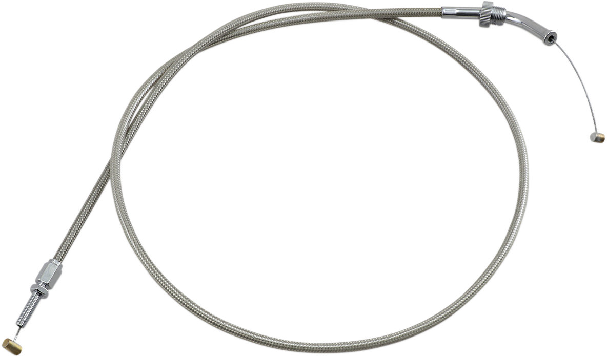 Motion pro Armor Coat Stainless Steel Throttle/Idle Cable for Cruisers 1999-2007 Honda VT600CD Shadow VLX Deluxe / 1999-2007 Honda VT600C Shadow VLX