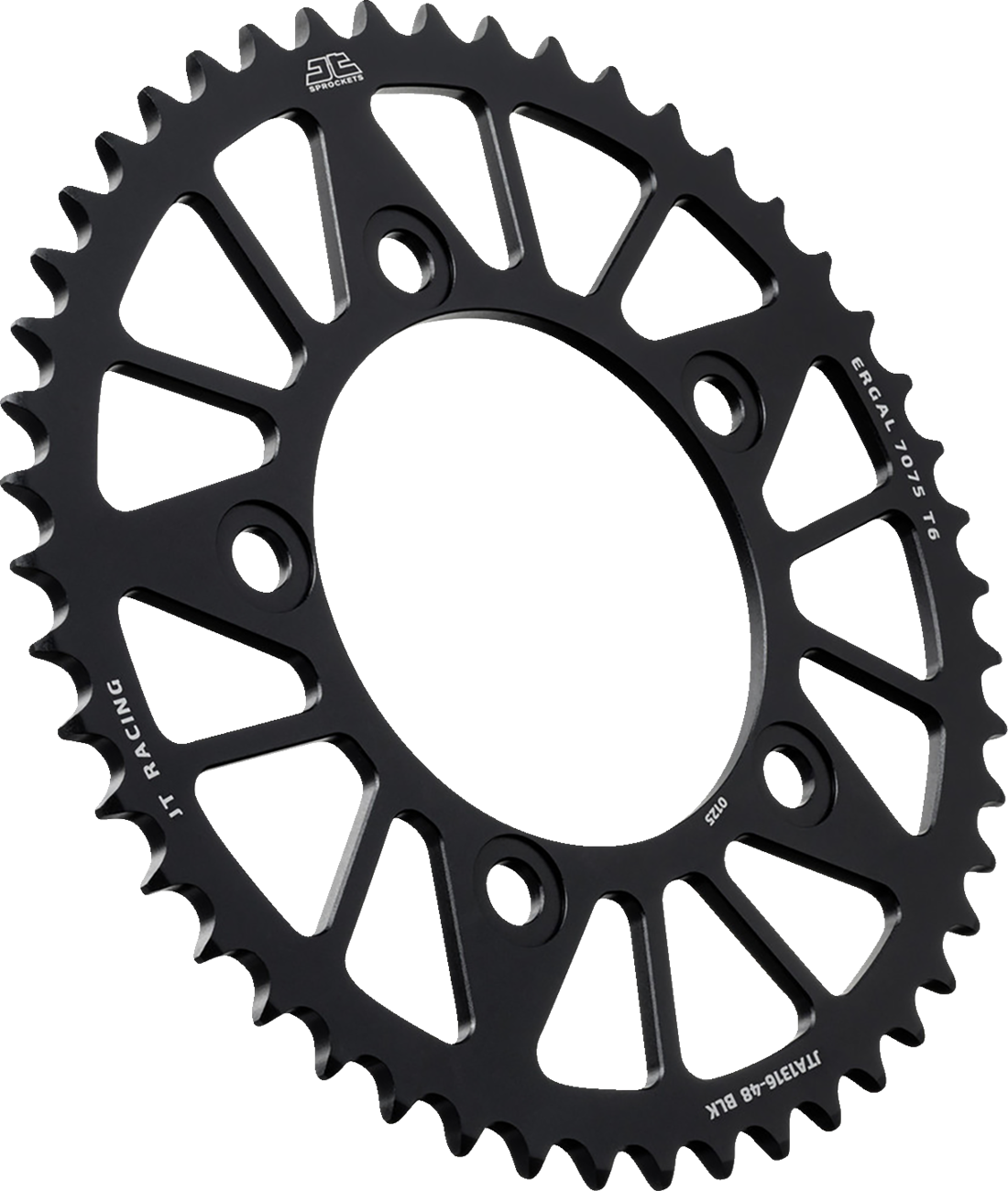 Jt sprockets Rear Sprocket - Aluminum - 48 Tooth - Black - Honda 48T