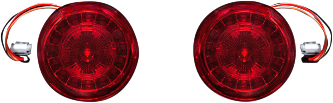 CUSTOM DYNAMICS ProBEAM® Red LED Turn Signals with Red Lenses