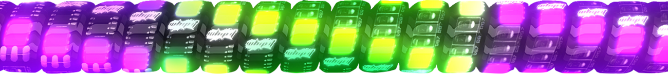 Whipitlightrods 3' Whip Light Rod - Bluetooth® - RGB