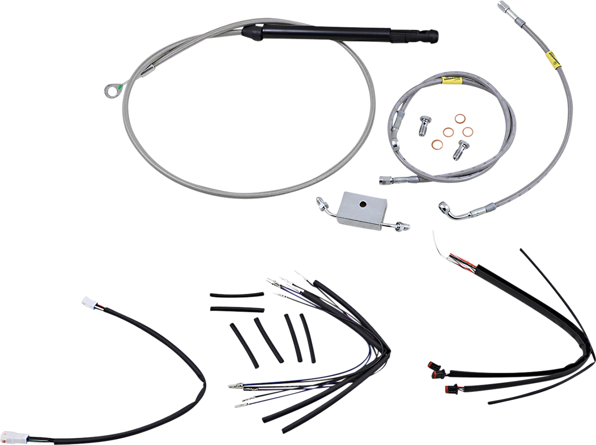 Burly Handlebar Cable Installation Kit For Harley Softail w/ ABS 2018-2024