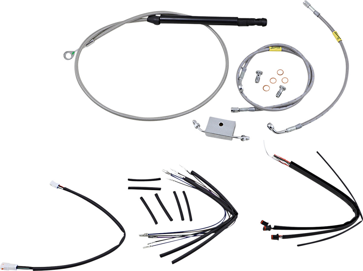 Burly Handlebar Cable Installation Kit For Harley Softail w/ ABS 2018-2024