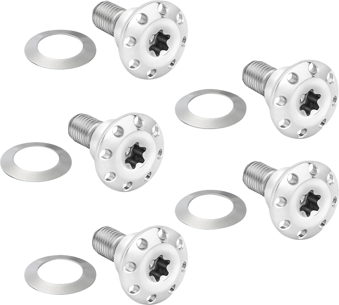 Arlen Ness Titanium Holeshot Front Floating Brake Rotor Bolt Kit For Harley 2002-2017