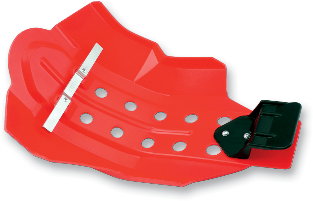 Cycra Skid Plate - Red 2009-2016 Honda CRF450R