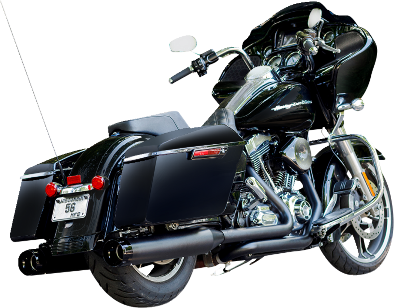 S&S Cycle 4.5" MK45 Thruster Slip-On Mufflers For Harley Touring 1995-2016