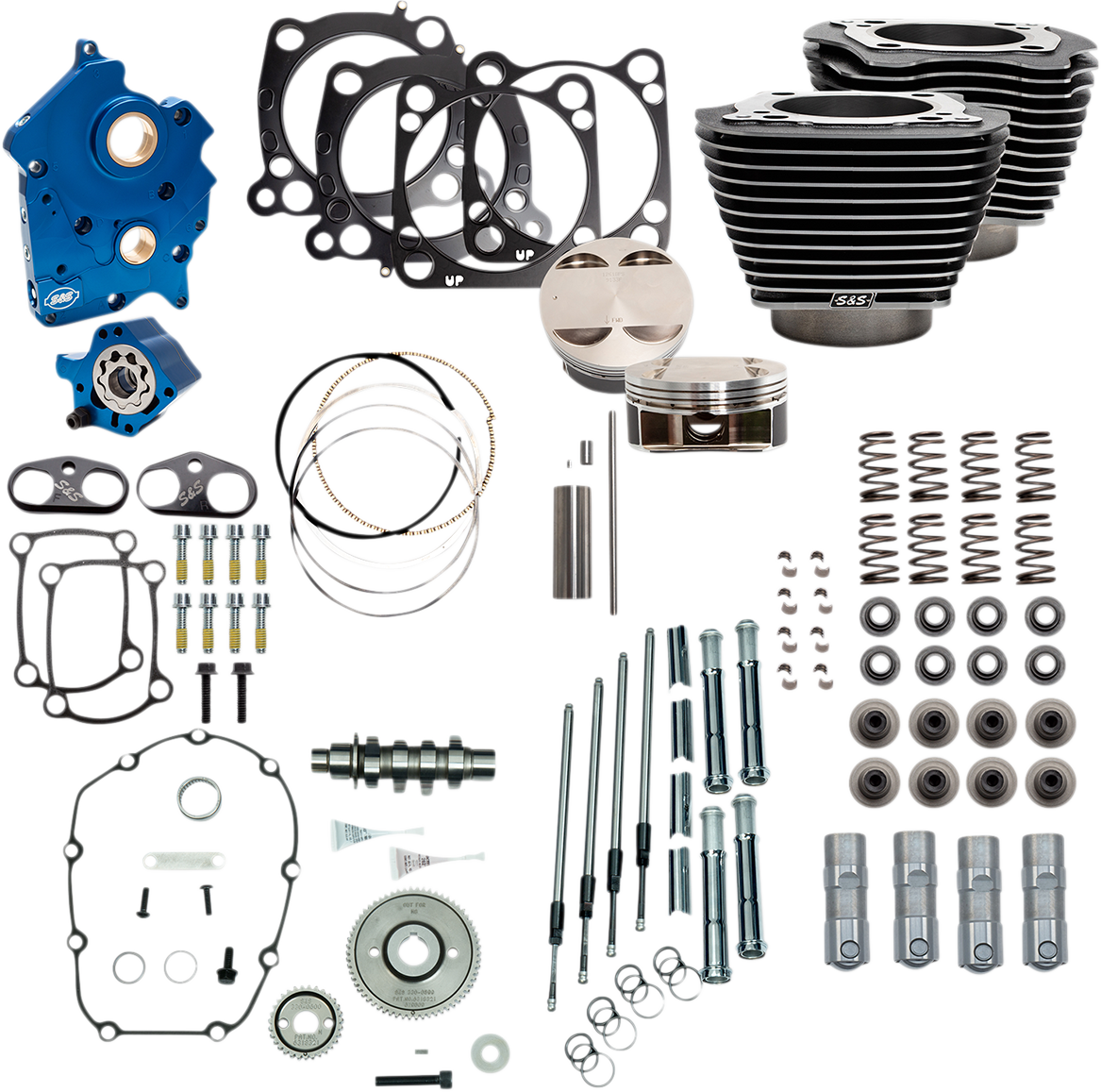 S&S CYCLE 128" Power Package for 114"/117" Oil Cooled M8