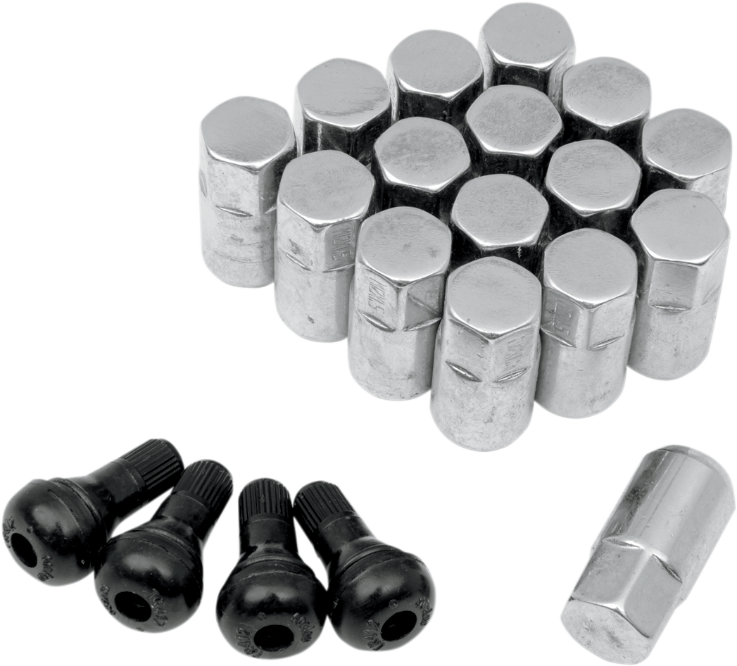ATV LUG NUT VALVE STEM KIT 12x1.50 Honda 700 Big Red
