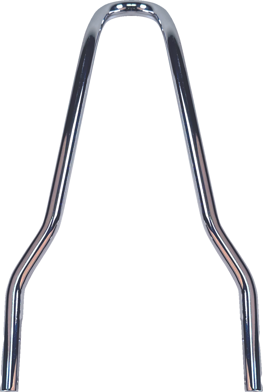 Drag specialties Round Tapered Sissy Bar - Black - 11.49"H x 8.25"W Harley Davidson