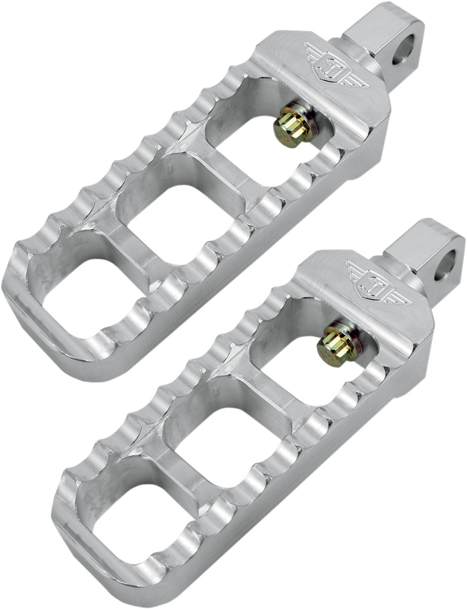 Joker Machine Adjustable Serrated Narrow Foot Pegs For Harley