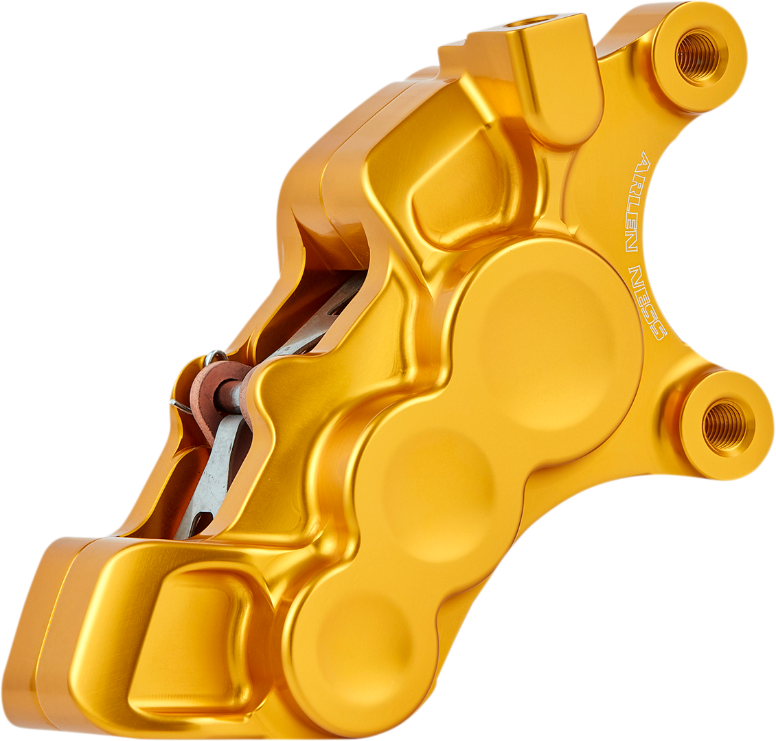 Arlen ness 6-Piston Caliper - 11.8" - Gold Harley Davidson