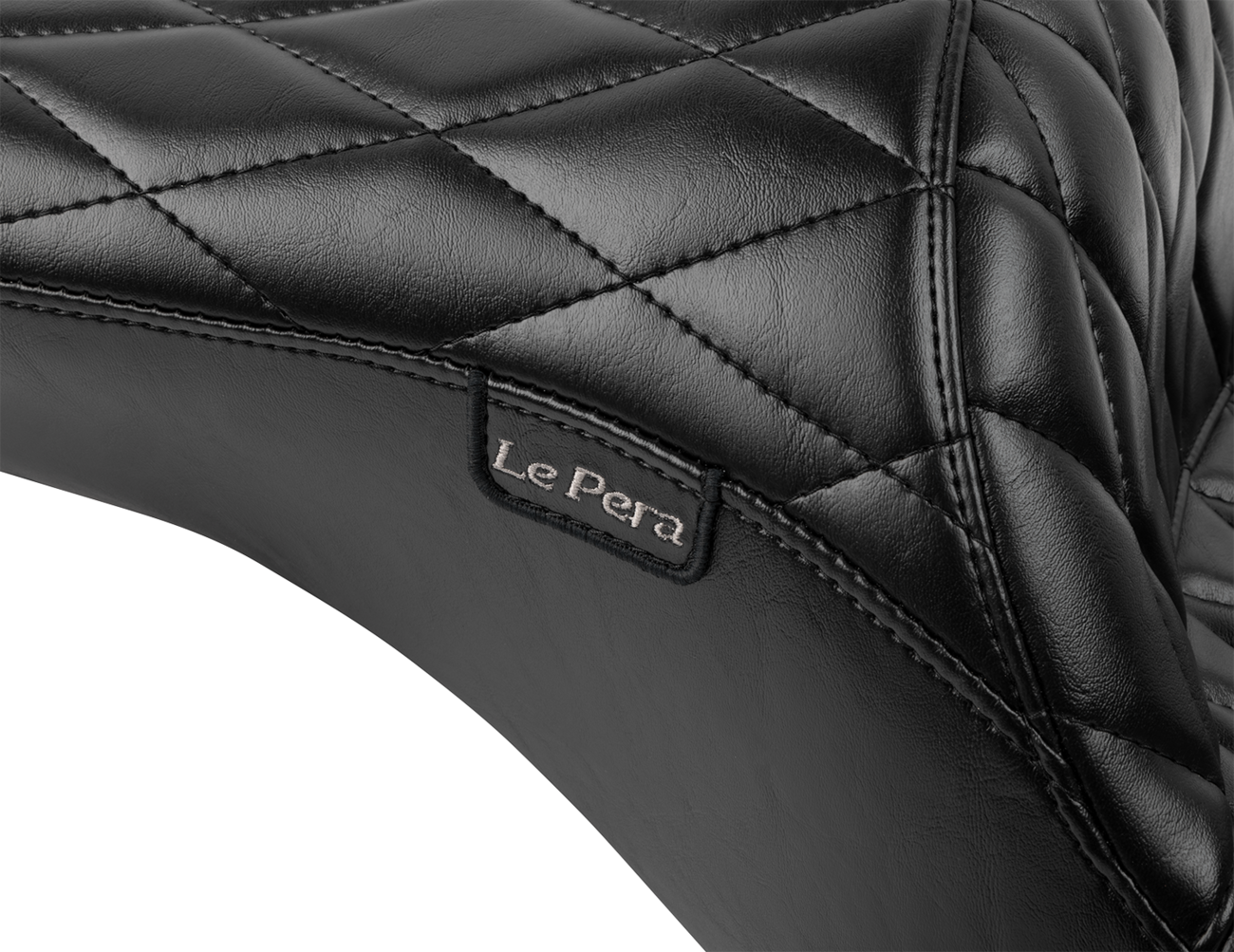 Le pera Maverick Seat - without Backrest - Diamond Stitch - Black - FLH/FLT '23-'24 Harley Davidson