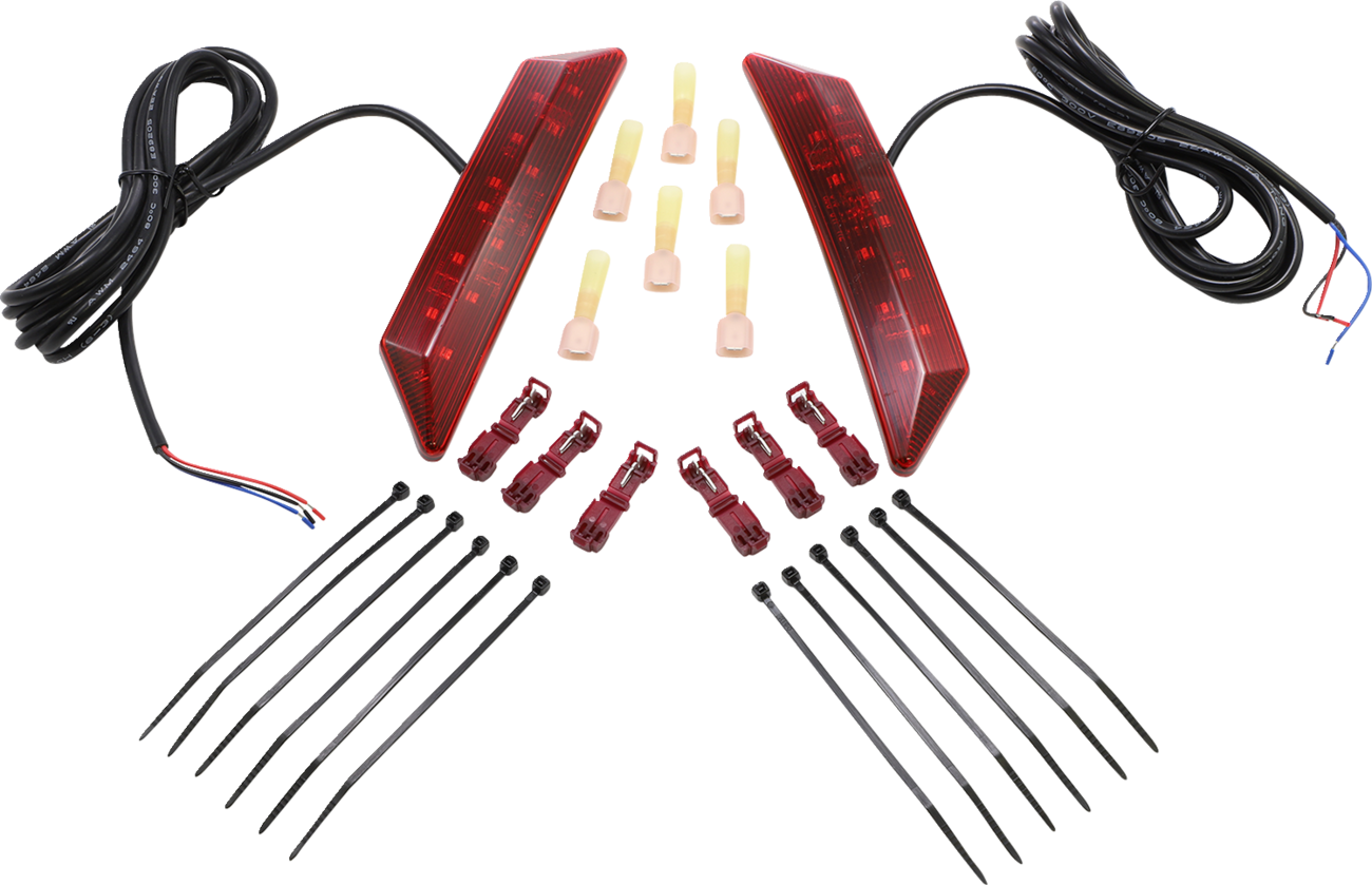 Show chrome LED Fender Marker Light 2019-2021 Can-Am Ryker 900 ACE / 2020-2021 Can-Am Ryker Rally Edition 900 ACE / 2019-2021 Can-Am Ryker 600 ACE