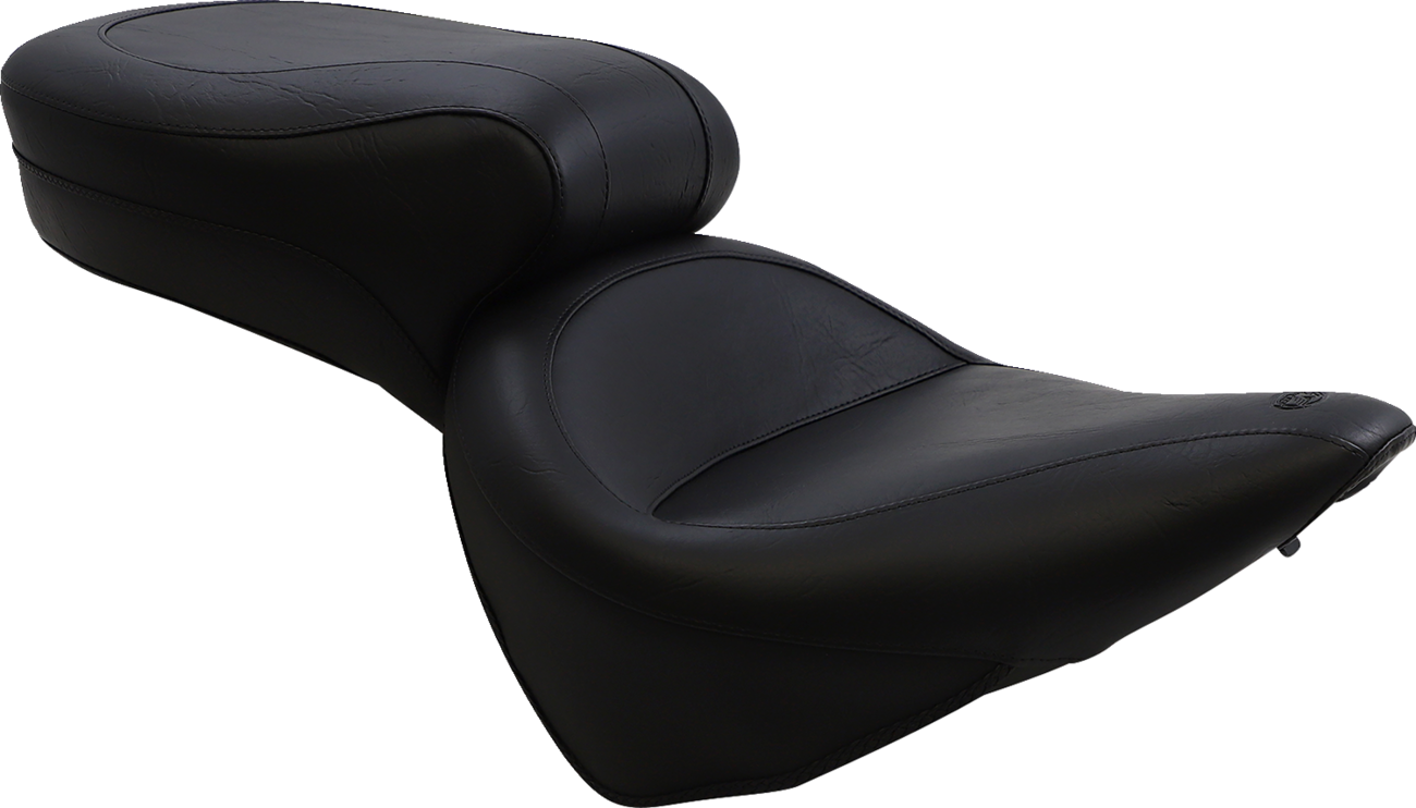 Mustang Wide Touring Smooth Seat For Harley Softail w/ 150mm Rear Tire 2000-2007