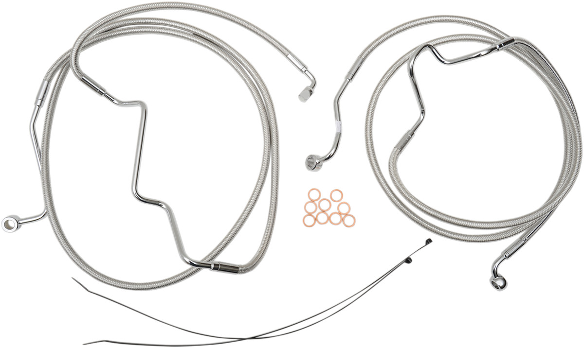 MAGNUM SHIELDING Designer Series Front Lower Brake Line Kit