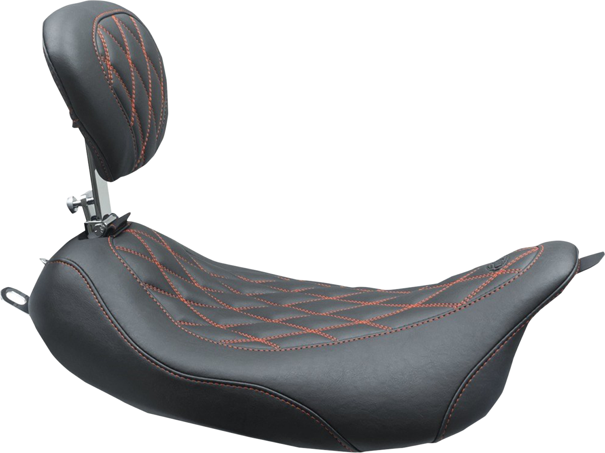 MUSTANG Wide Tripper™ Solo Seat With Removable Driver Backrest