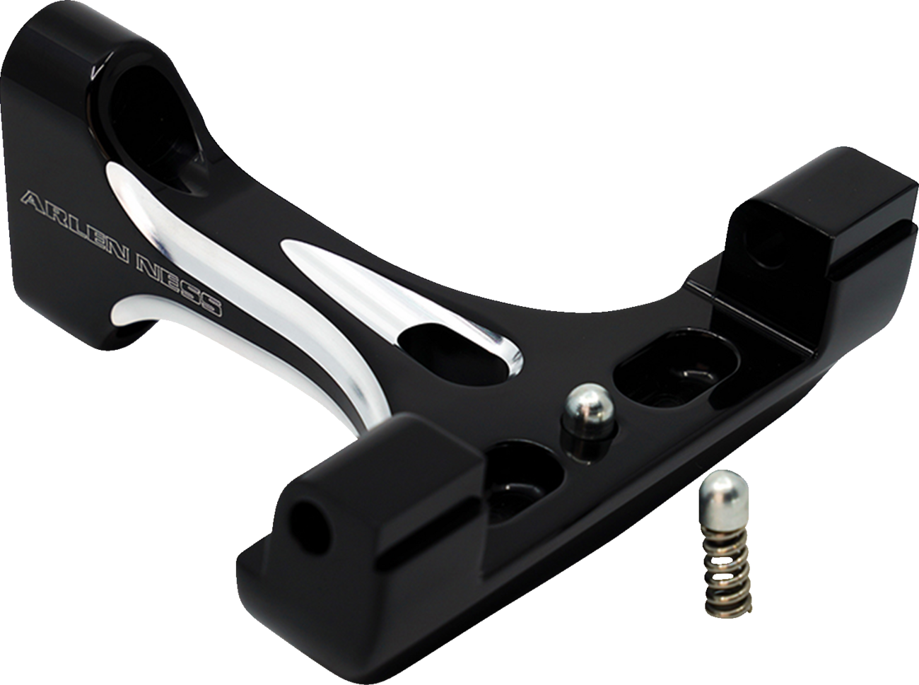 Arlen Ness Forged Passenger Floorboard Mounts For Harley Touring 1993-2026