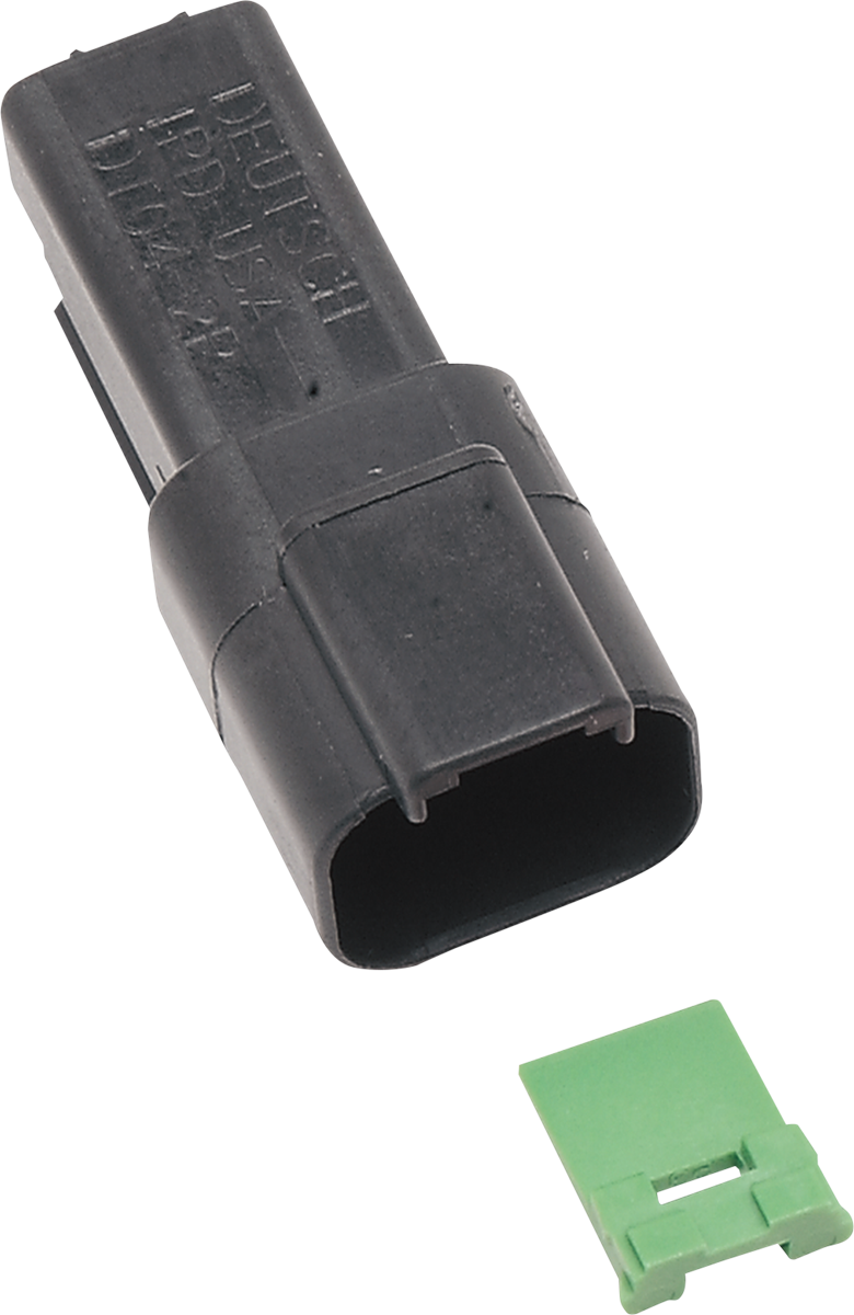 NAMZ Deutsch Receptacle 2 Pin Black Sealed Connector DR-2B Universal