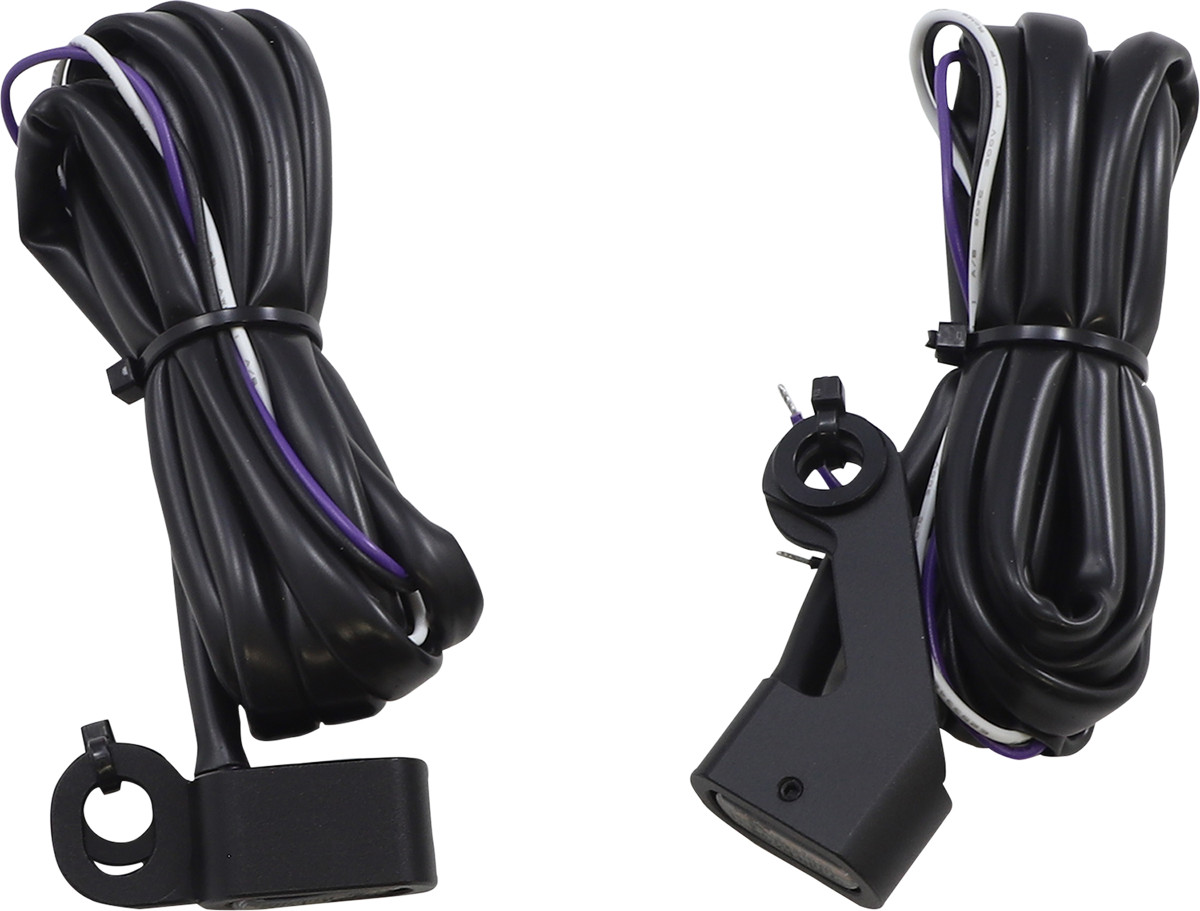 Drag Specialties LED Dual Function Handlebar Marker Lights For Harley Touring / Softail 2009-2026