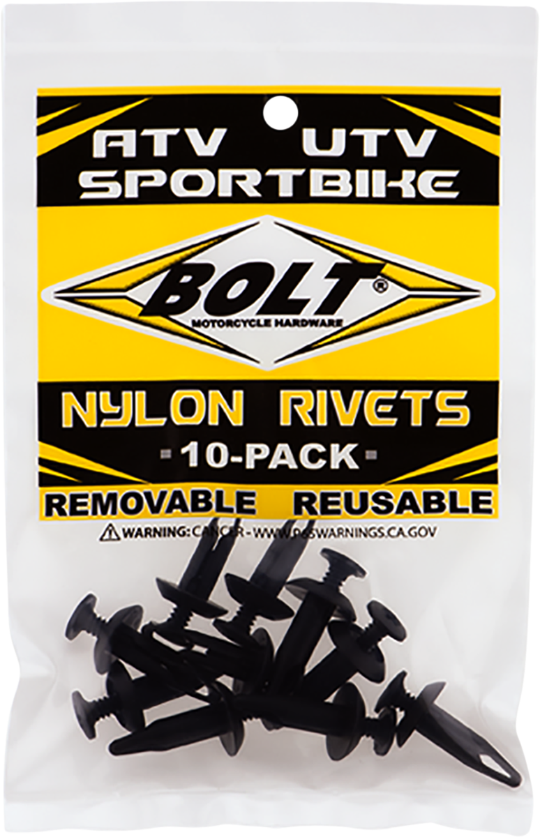 Bolt Screw Rivet - M6 - 10 Pack