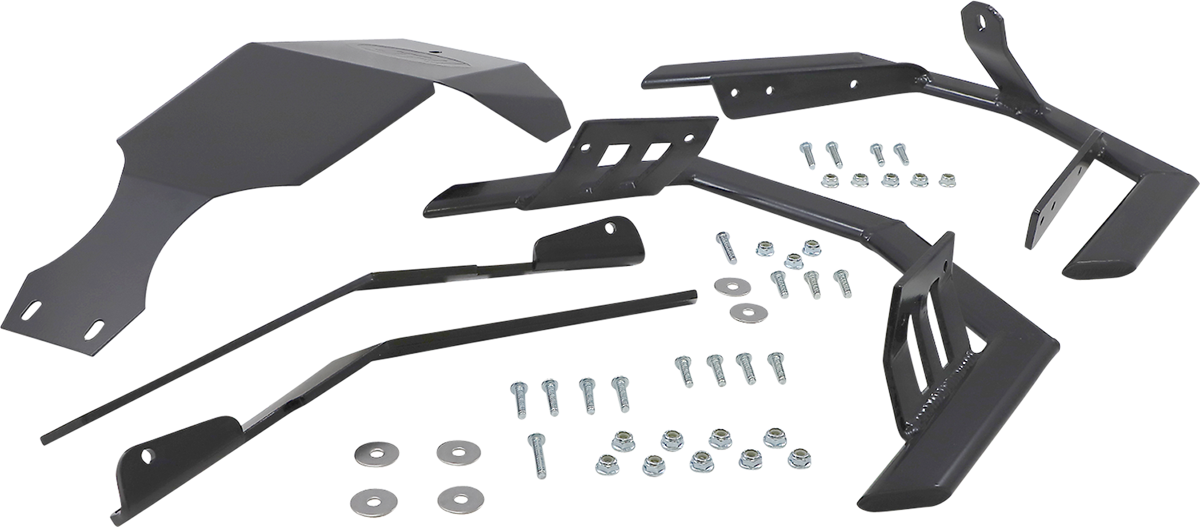Straightline performance Double Bar Front Bumper - Black - Polaris