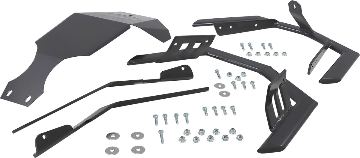 Straightline performance Double Bar Front Bumper - Black - Polaris